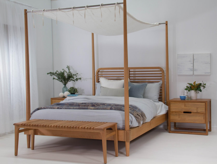 تخت خواب دو نفره سایبان دار